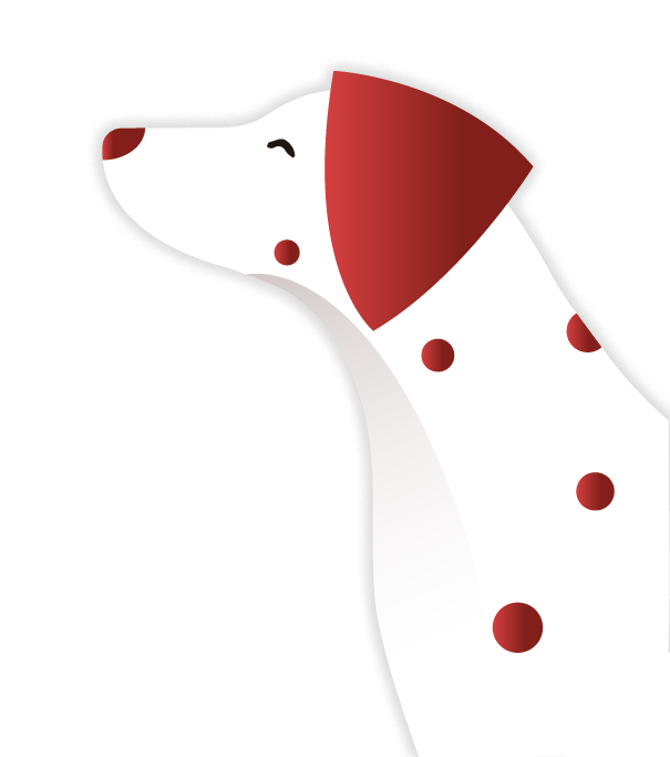 Logo chien rouge Canopia Vet